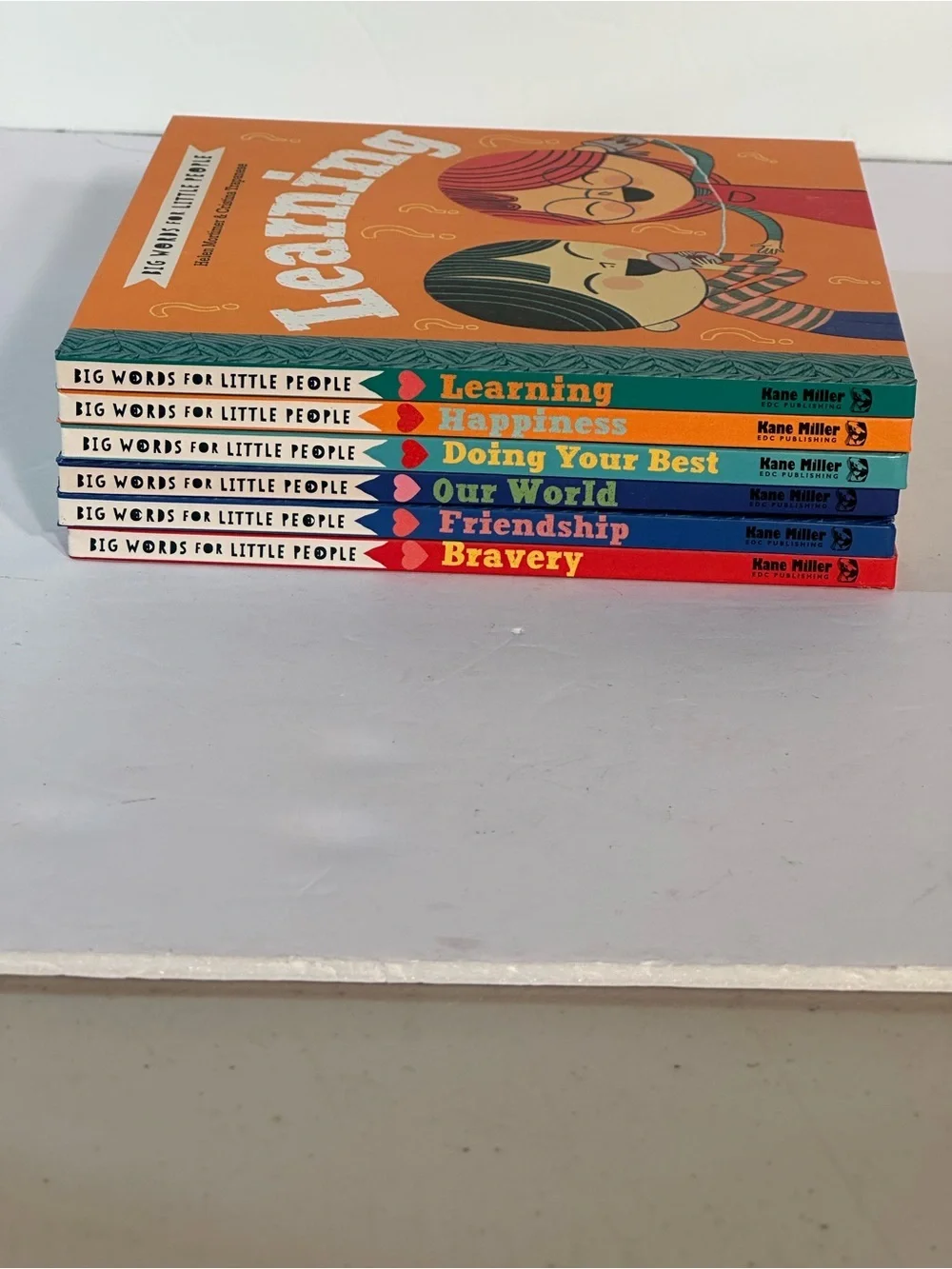 Big Words for Little People Lot Of 6 Books Learning Our World‎ Bravery Happiness